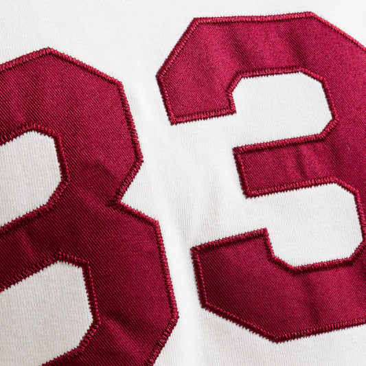 Bee Inspired Big Logo Tee - Off White / Red