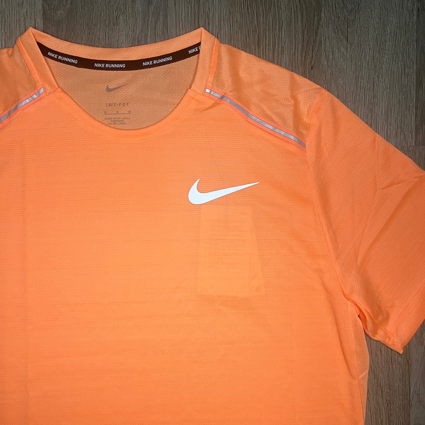 Nike Miler Tee Orange Pulse