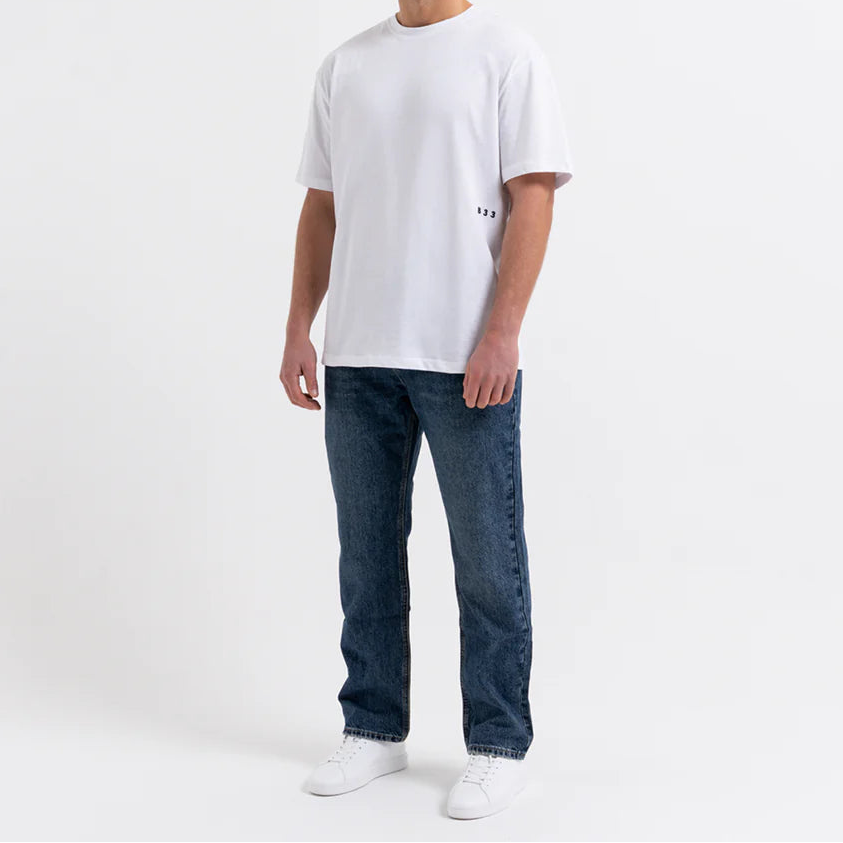 Bee Inspired Initial Tee - White