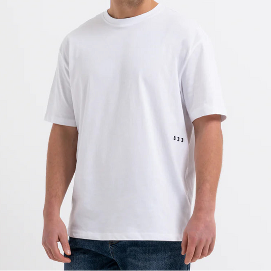 Bee Inspired Initial Tee - White