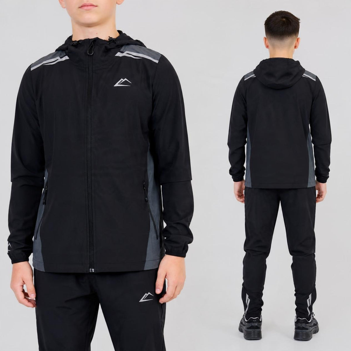 ActiveLine Tempo 3 Piece Bottoms Set Black (Junior) on junior model