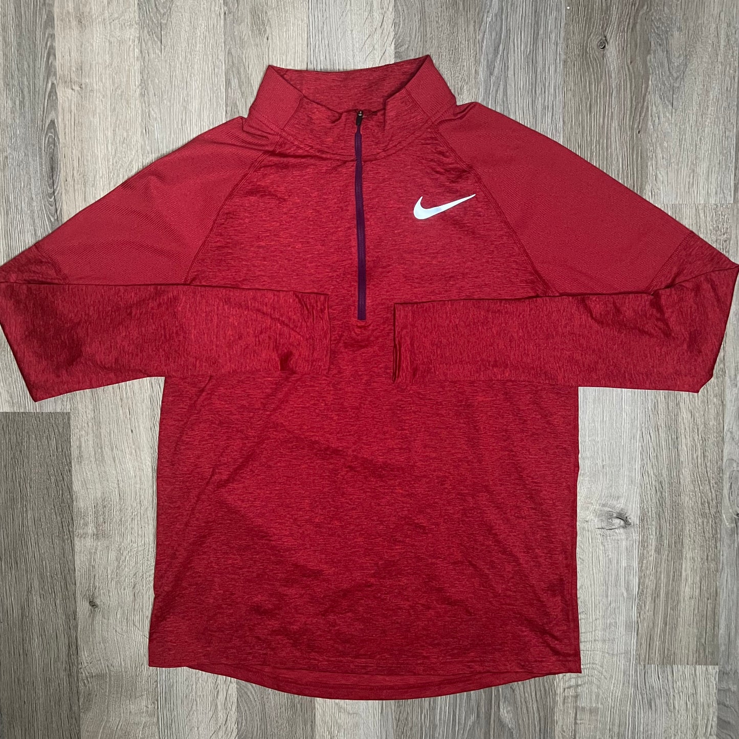 Nike Element 2.0 Half Zip Red